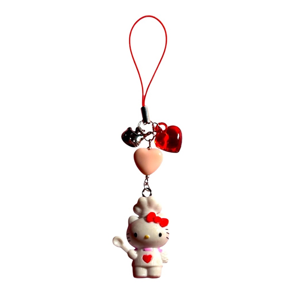 Hello Kitty Chef Charm Keychain
